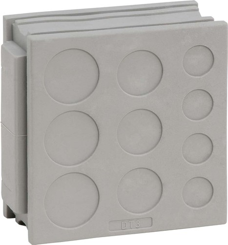 Icotek Kabeldurchführungstülle 4x6,5 3x9,5 3x11,3 KT-DT3 GRAU