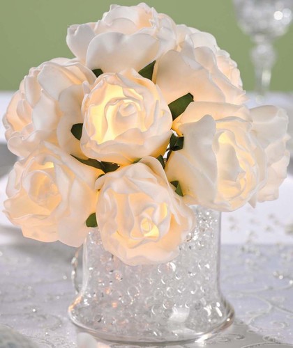 Hellum LED Rosenbouquet 10 LEDs wws 300260