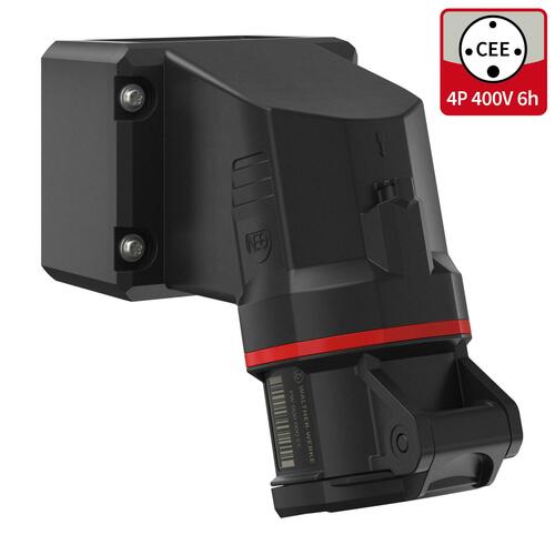 Walther Werke CEE NEO Wandsteckdose 16A 4P 6h IP54 FW111406CC