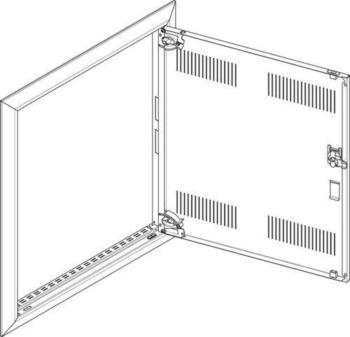 ABN Blendrahmen + Tür für UP-VT,2x4-reihig GBRU24TL
