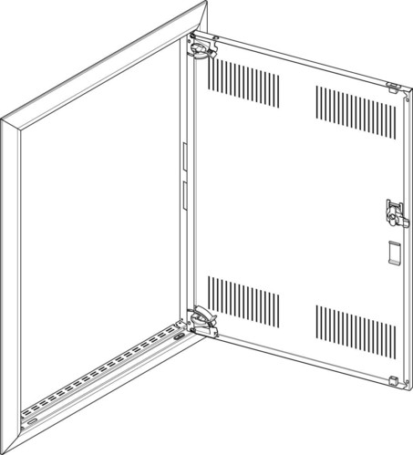 ABN Blendrahmen + Tür für UP-VT,2x5-reihig GBRU25TL