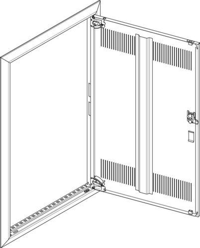 ABN Blendrahmen + Tür für UP-VT,2x6-reihig GBRU26TL