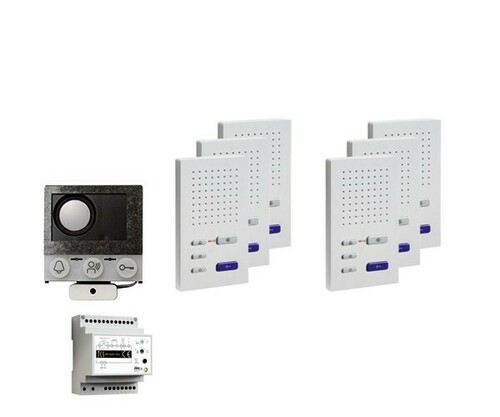 TCS Tür Control audio:pack Einbau für 6 Wohneinheit PAIF060/004