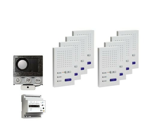 TCS Tür Control audio:pack Einbau für 8 Wohneinheit PAIF080/004