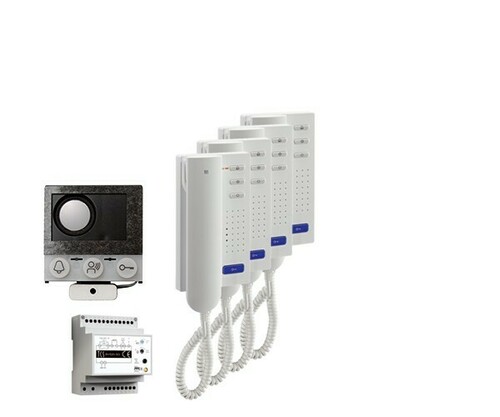 TCS Tür Control audio:pack Einbau für 4 Wohneinheit PAIH040/004