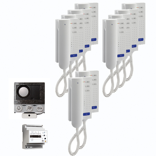 TCS Tür Control audio:pack Einbau für 10 Wohneinheit PAIH100/004