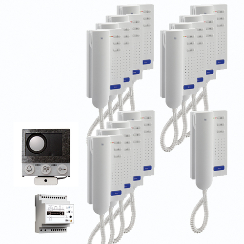 TCS Tür Control audio:pack Einbau für 13 Wohneinheit PAIH130/004