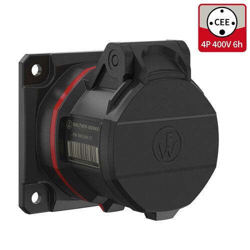 Walther Werke CEE NEO Anbaudose gerade 16A 4P 6h FW410406CC Walther Werke CEE NEO Anbaudose gerade 16A 4P 6h FW410406CC