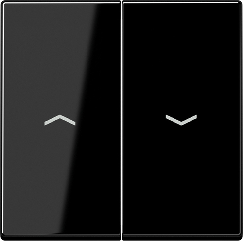 Jung Wippe Symbole Pfeile 2-f schwarz A 595 BF P SW Jung Wippe Symbole Pfeile 2-f schwarz A 595 BF P SW