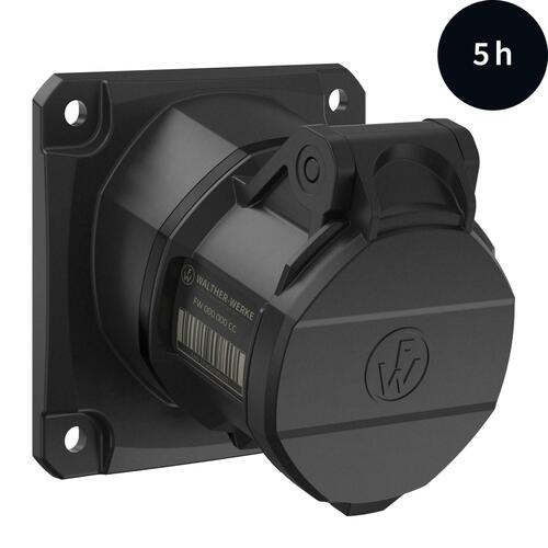 Walther Werke CEE NEO Anbaudose schräg 16A 4P 5h FW510405CC Walther Werke CEE NEO Anbaudose schräg 16A 4P 5h FW510405CC