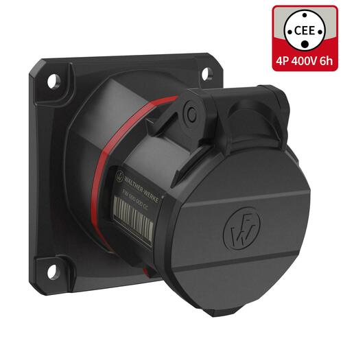 Walther Werke CEE NEO Anbaudose schräg 16A 4P 6h FW510406CC Walther Werke CEE NEO Anbaudose schräg 16A 4P 6h FW510406CC