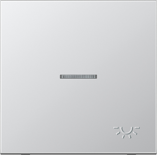 Jung Wippe geprägtes Symbol Licht aluminium AL 2990 KO5 LP Jung Wippe geprägtes Symbol Licht aluminium AL 2990 KO5 LP