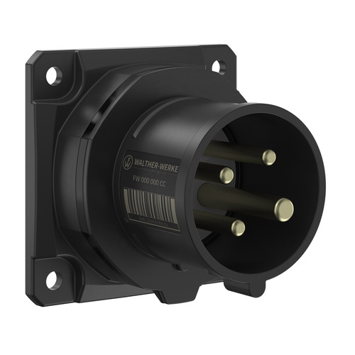 Walther Werke CEE NEO Anbaugerätestecker gerade 16A 4P 8h FW610408CC