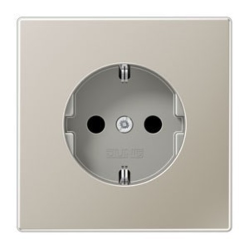 Jung SCHUKO-Steckdose edelstahl ES 1520