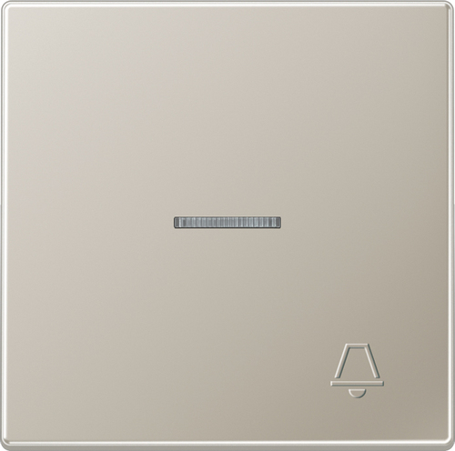 Jung Wippe geprägtes Symbol Klingel edelstahl ES 2990 KO5 KP Jung Wippe geprägtes Symbol Klingel edelstahl ES 2990 KO5 KP