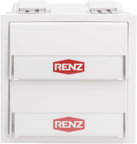 Renz Metallwaren. Tastenmodul mit 2 Klingeltaster 97-9-85270.9016