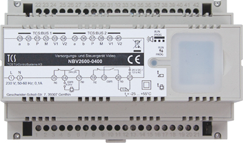 TCS Tür Control Versorgungsgerät für Video-Anlagen NBV2600-0400