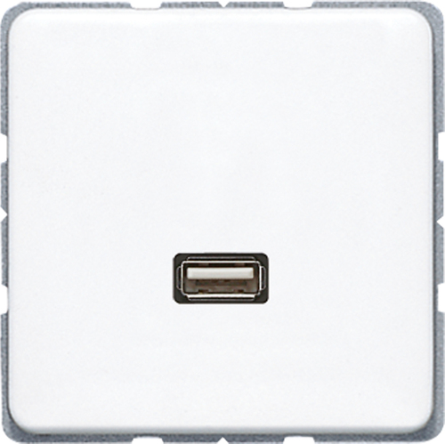 Jung Multimediadose USB alpinweiß MA CD 1122 WW