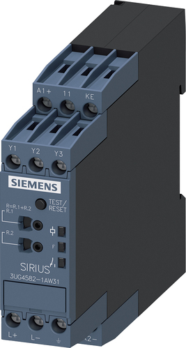 Siemens Dig.Industr. Überwachungsrelais bisAC250V,15-400Hz 3UG4582-1AW31