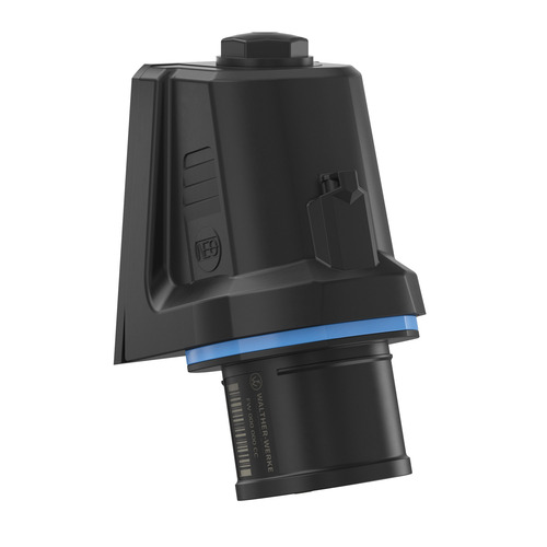 Walther Werke CEE NEO Wandgerätestecker schräg 16A 4P 9h FW710409CC