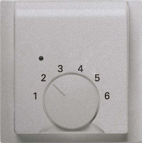 Busch-Jaeger Temperaturreglerabdeckung alusilber 1795 HK-783 Busch-Jaeger Temperaturreglerabdeckung alusilber 1795 HK-783