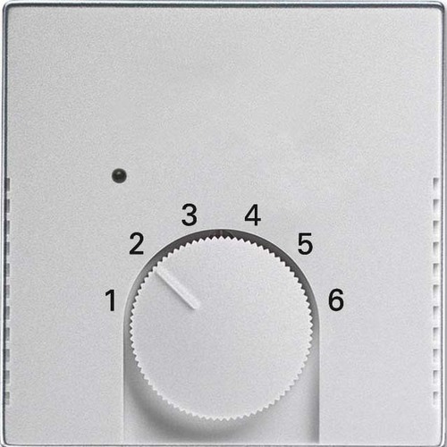 Busch-Jaeger Temperaturreglerabdeckung alusilber 1795 HK-83