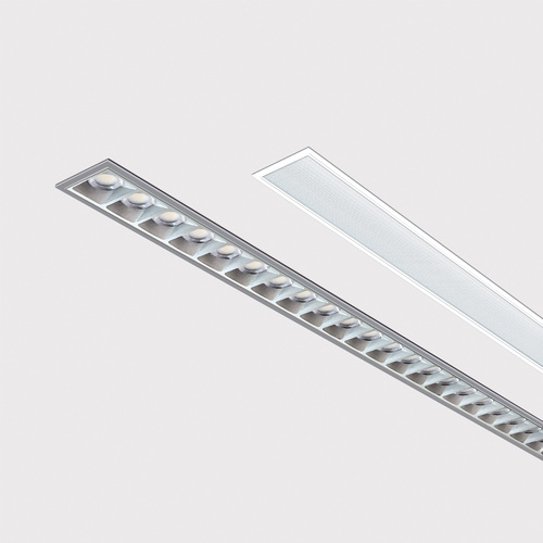Lightnet LED-Einbauleuchte 3000K, silber LF5AEL-830M-L2075 Lightnet LED-Einbauleuchte 3000K, silber LF5AEL-830M-L2075