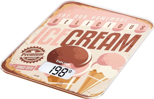 Beurer Küchenwaage ultraflach KS 19 Ice Cream