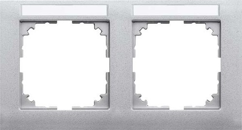 Merten Rahmen 2-fach aluminium MEG4021-3660