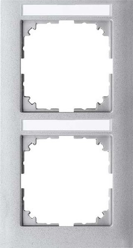 Merten Rahmen 2-fach aluminium MEG4022-3660