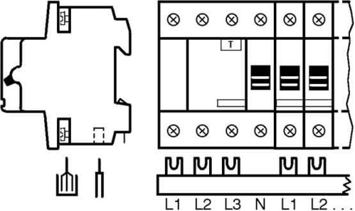 ABB Stotz S&J Sammelschienenblock SZ-PSB97N