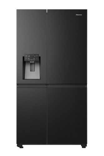 Hisense Gorenje MDA Kühl/Gefrierkombi SbS black steel look RS818N4TFE