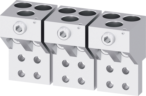 Siemens Dig.Industr. Rundleiteranschlussklemme für 3 Kabel, 3 St 3VA9603-0JJ35