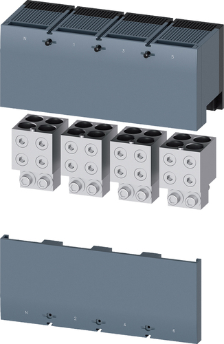 Siemens Dig.Industr. Rundleiteranschlussklemme mit Spannungsabgriff 3VA9604-0JC44