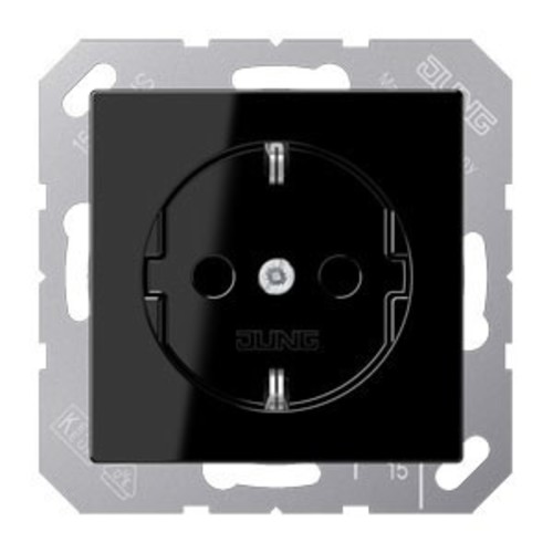 Jung SCHUKO-Steckdose 16A 250V m.Berührungsschutz A 1520 KI SW