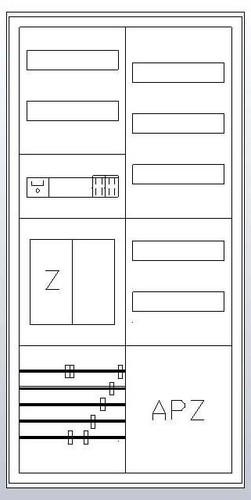 ABN Komplett-Schrank EFH/eHZ 1Z 1R1V1APZ sHS/OKK S27EA411
