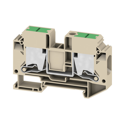 Weidmüller Durchgangs-Reihenklemme, SNAP IN, dunkelbeige SL2C 16
