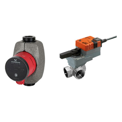 Helios Ventilatoren Pumpen-Misch-Anschlußset zu KWL HBX 500 WW KWL PMAS 500