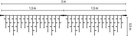 Scharnberger+Hasenbein Ersatzstrang 1,5x0,5m f.LED-IceLite 58333