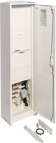 Hager Komplettschrank, 1ZP/RES, eHZ ZB31SET1LS