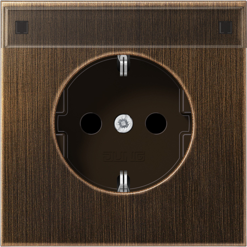 Jung SCHUKO-Steckdose 16A 250V mit Schriftfeld ME 1520 NA AT Jung SCHUKO-Steckdose 16A 250V mit Schriftfeld ME 1520 NA AT