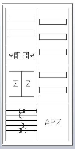 ABN Zählerschrank eHZ 2Z 1V 1APZ S27EA420
