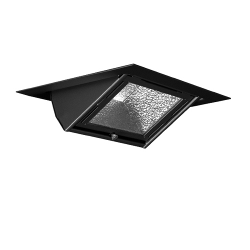 LTS Licht&Leuchten LED-Einbau-Wallwasher 3000K 80°schwarz VFCL 7005530 sw