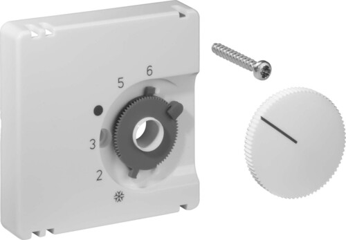 Alre-it Deckelset 50x50mm verkehrsweiß matt JZ-001.021