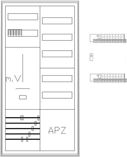 ABN Zählerschrank 3Pkt 1Z 1V 1APZ S27ZB110V2S