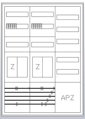ABN Zählerschrank eHZ 2Z 2R 1V1APZ S37EA322