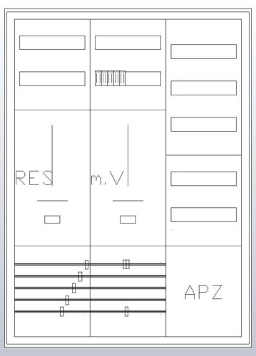 ABN Zählerschrank 3Pkt 1Z 1R 1V 1APZ S37ZA111