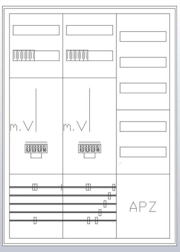 ABN Zählerschrank 3Pkt 2Z 1V 1APZ S37ZA520