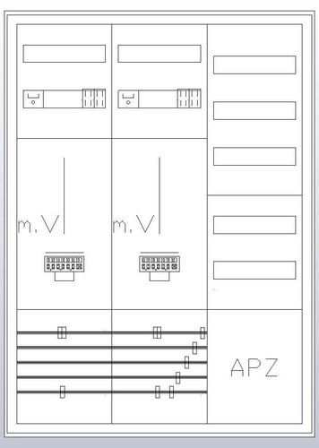 ABN Zählerschrank 3Pkt 2Z 1V 1APZ S37ZA620