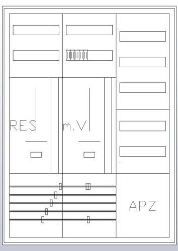 ABN Zählerschrank 3Pkt 1Z 1R 1V 1APZ S37ZA711
